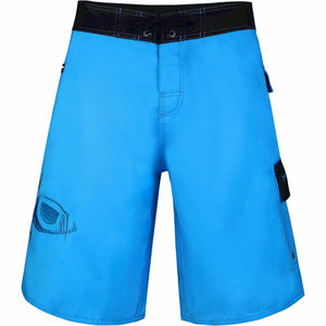 Blue on Blue Waterman 5 Pocket Board Shorts Waterman 5 Pocket Performance Fishing Board Shorts Tormenter Ocean 