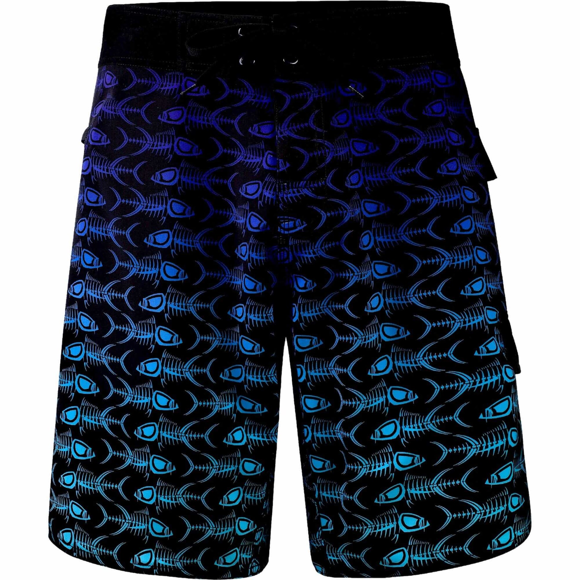 4x4 - 8 Way Stretch Board Shorts- Ocean Fade 4X4 Performance Board Shorts Tormenter Ocean