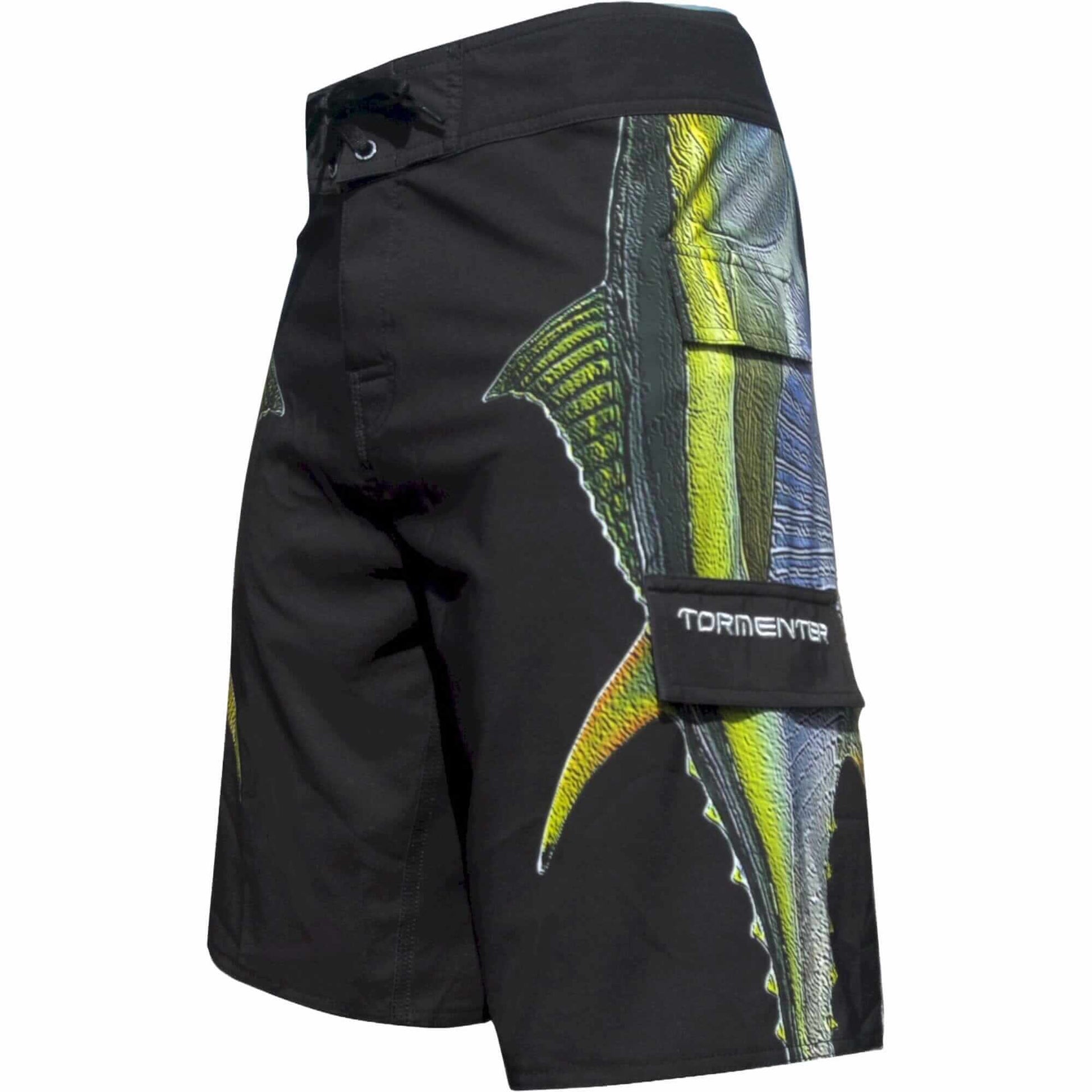 4x4 Board Shorts - "Side To" - Tuna Side To - Performance Fishing Board Shorts Tormentor Ocean 28