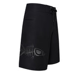 Black and Charcoal Waterman 5 Pocket Board Shorts Waterman 5 Pocket Performance Fishing Board Shorts Tormenter Ocean Black and Charcoal 30