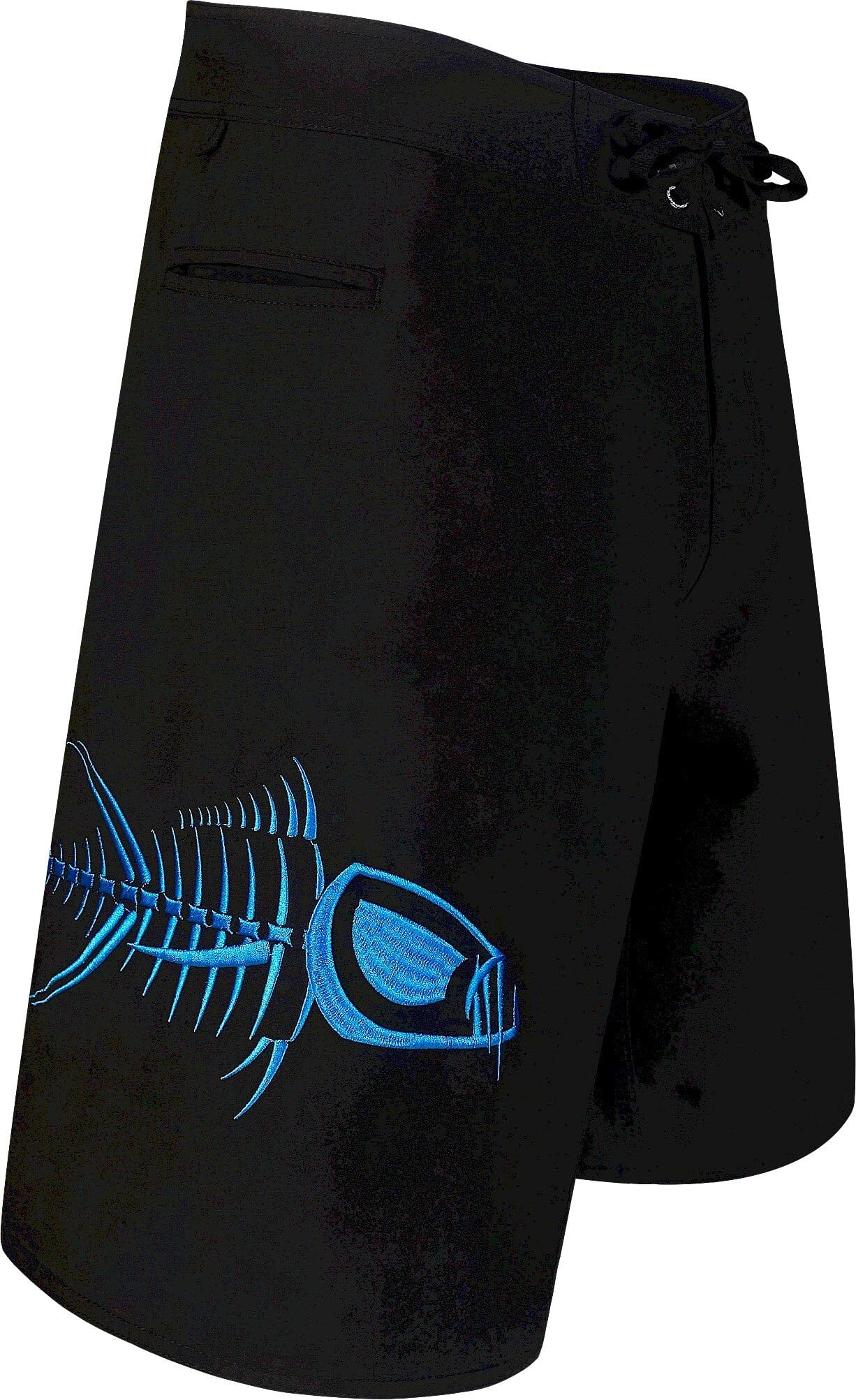 Black/Blue Waterman 5 Pocket Board Shorts