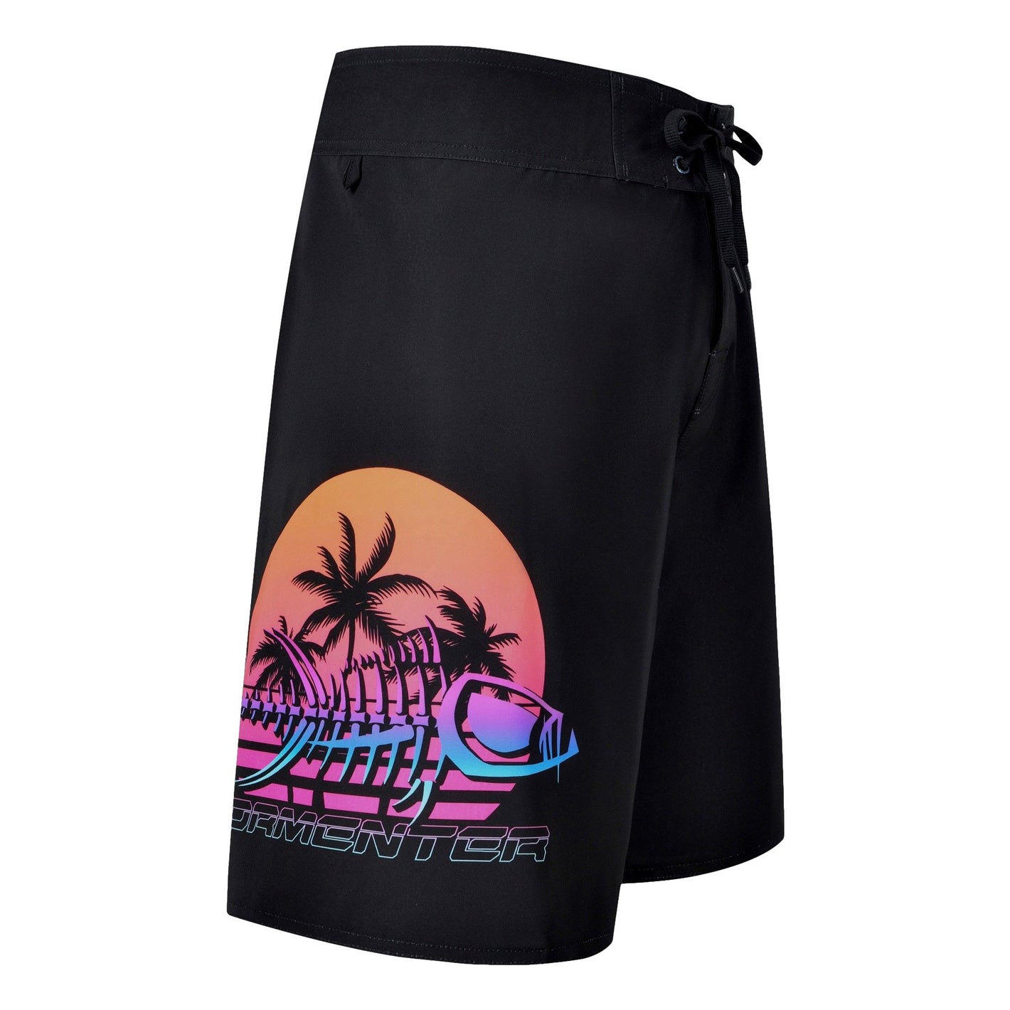 On Sale! $10 Off! Men's Board Shorts - Sportsman - Retro Sunset Sportsman Ocean Board Shorts Tormenter Ocean 28 Retro Sunset
