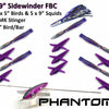 19" Sidewinder Directional Bar - Freaky Bird Bar - Phantom