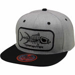 Flat Bill Hat - Gray Head Gear Tormentor Ocean 