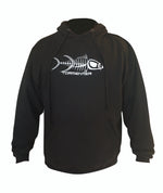 Hooded Sweatshirt Hoodies Tormenter Ocean Black & White Small
