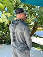 Heather Performance Hoodie - Charcoal Men's SPF Ocean Fishing Tops Tormenter Ocean S Charcoal
