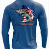 Men's Performance Shirt- Sailing Patriot - Dark Blue