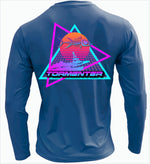 Men's Performance Shirt - Vapor Wake Men's SPF Ocean Fishing Tops Tormenter Ocean