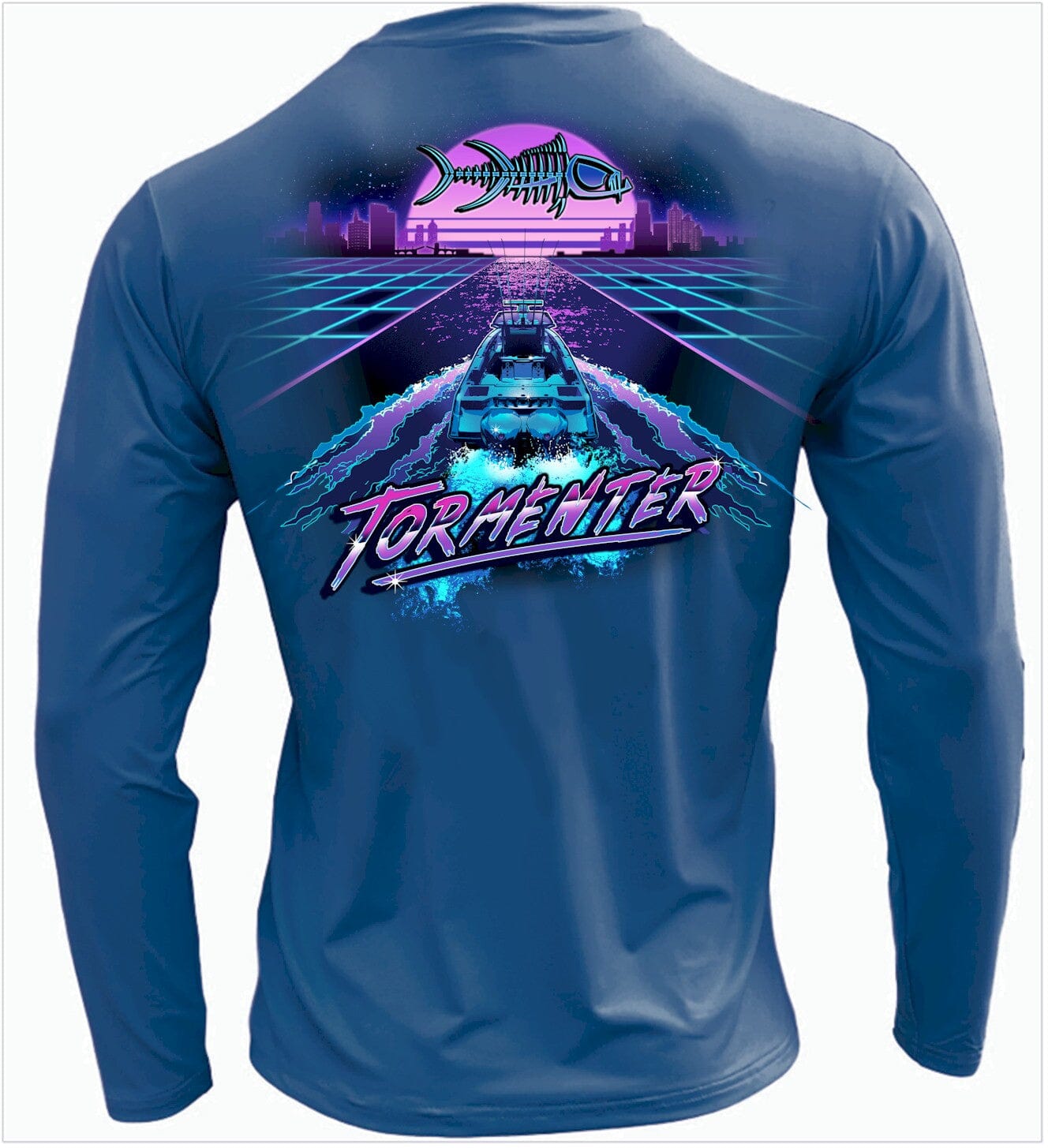 Men's Performance Shirt - Midnight Run Men's SPF Ocean Fishing Tops Tormenter Ocean