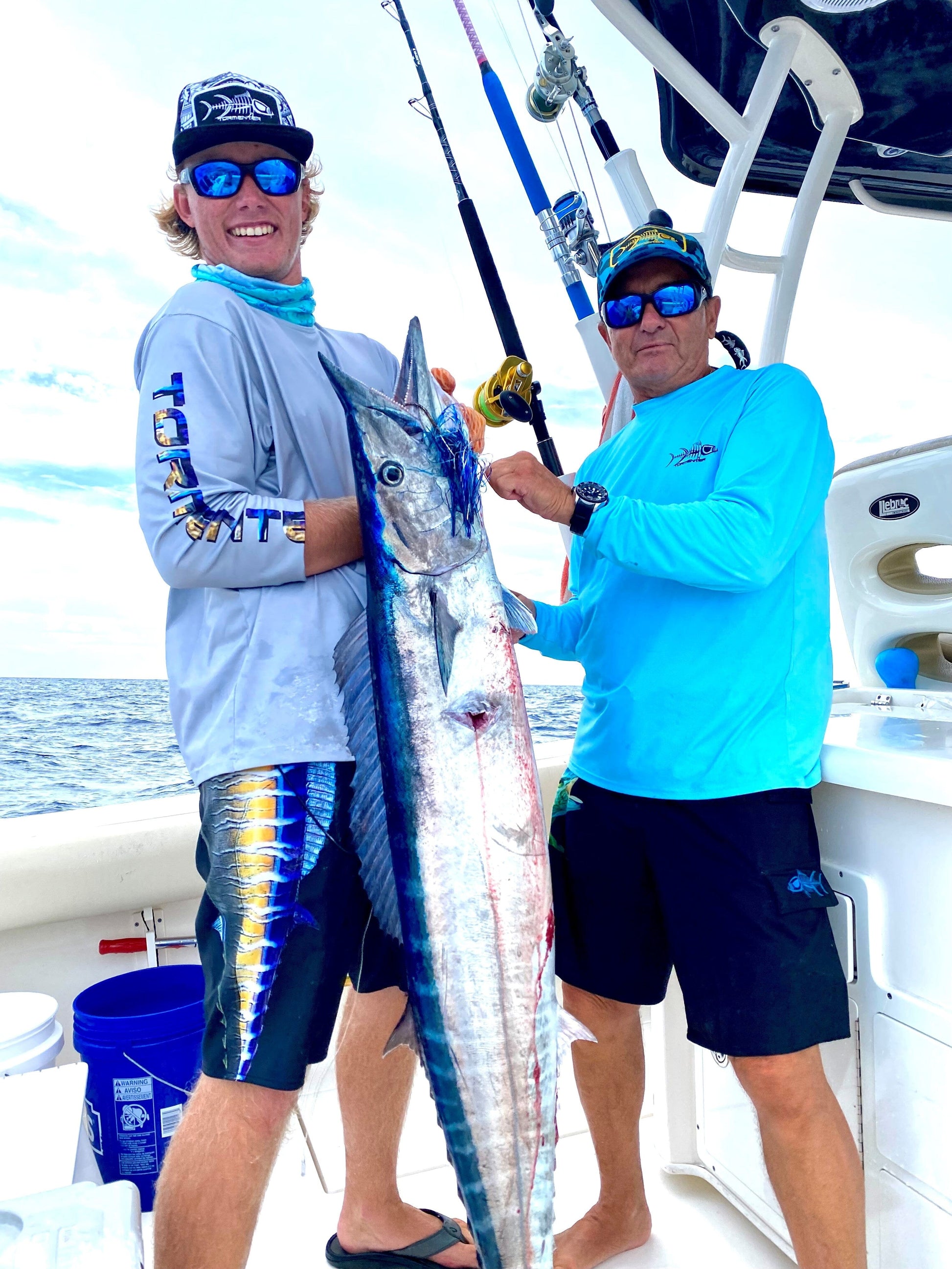 4x4 Board Shorts - "Side To" - Wahoo Side To - Performance Fishing Board Shorts Tormentor Ocean