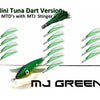 19" Sidewinder Directional Bars-Mini Tuna Dart Version - Mean Joe Green