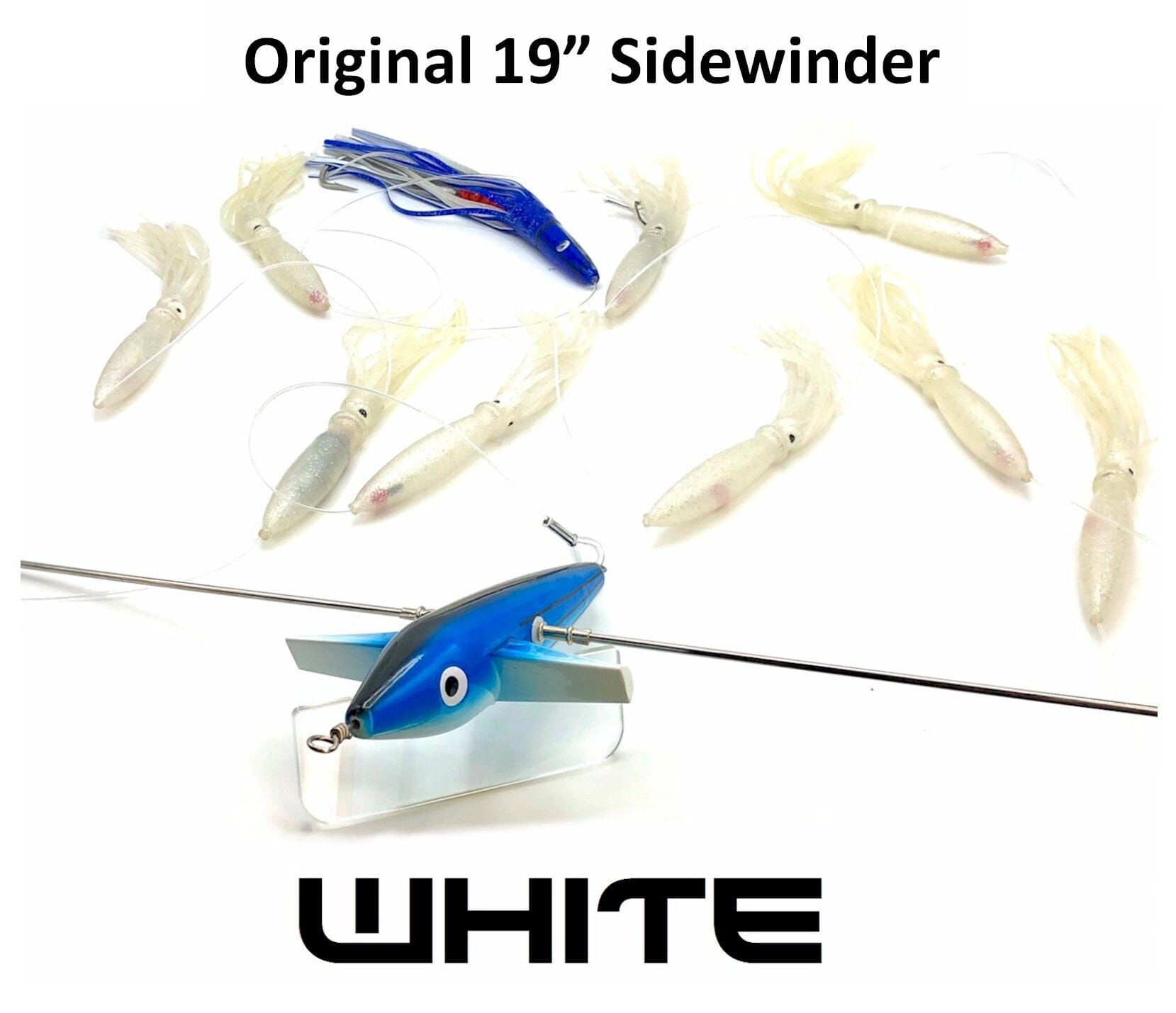 19" Sidewinder Directional Bar - Original Daisy Chains & Multi Bait Rigs Tormenter Ocean White Port