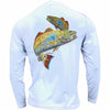 Men's Performance Shirt - Electric Fish – Redfish - White