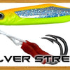 SALE! Only $5.99 - 85g Ballyhoo Jig - w/Assist Hooks - Silver Streak
