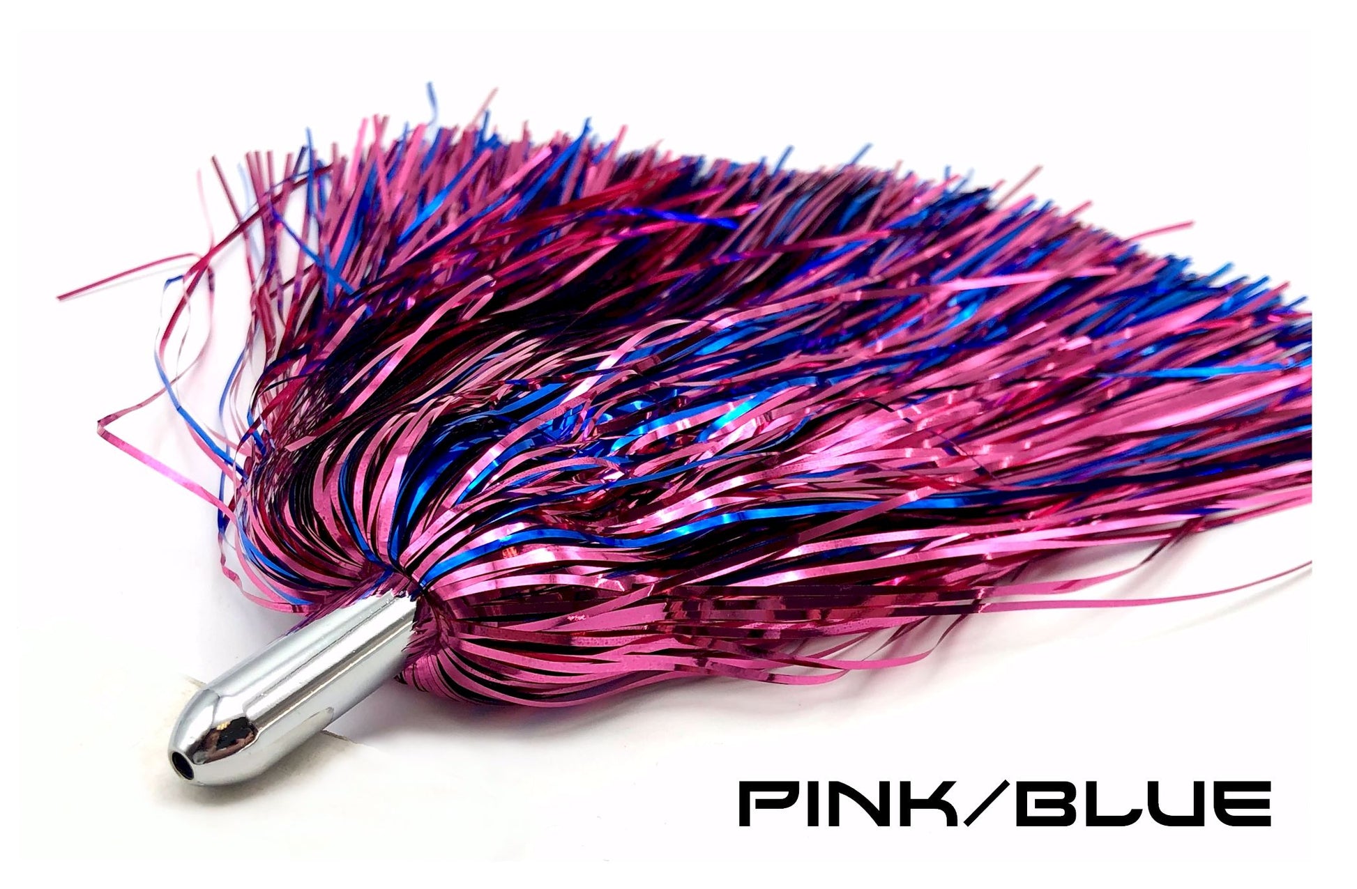 ON SALE! - Only $8.99 Rigged! Steel Head Chromed & Aluminum Trolling Lures Tormenter Ocean Pink/Blue Rigged. Great for Mahi, Tuna, Marlin, Sailfish, Wahoo