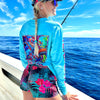 Women's Performance Shirt- Turtle - Seafoam