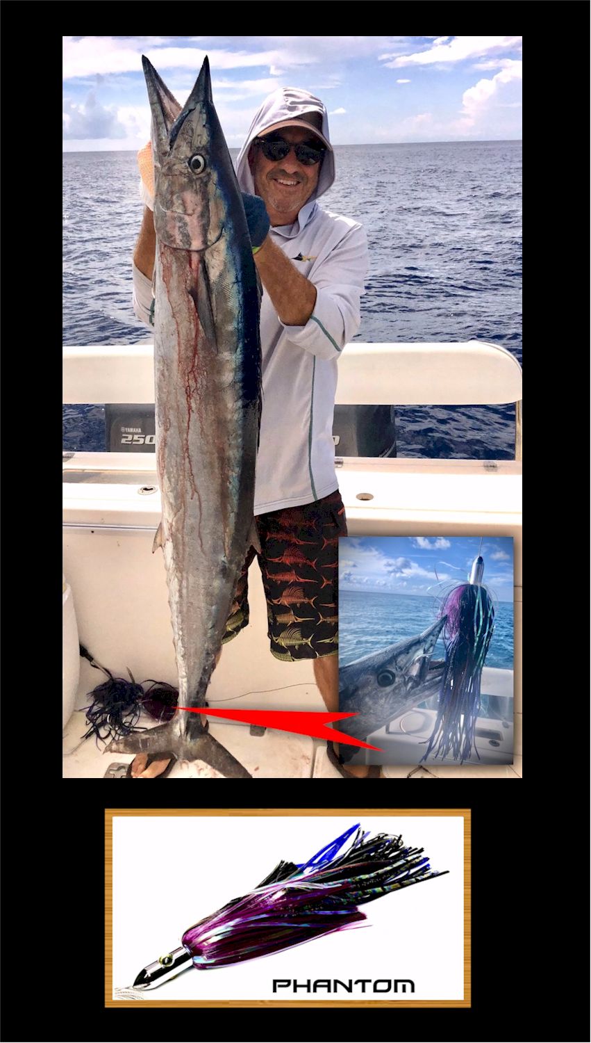 SALE! - Only $39.99! 24oz Wahoo Wrecker Chromed & Aluminum Trolling Lures Tormenter Ocean Fishing Gear