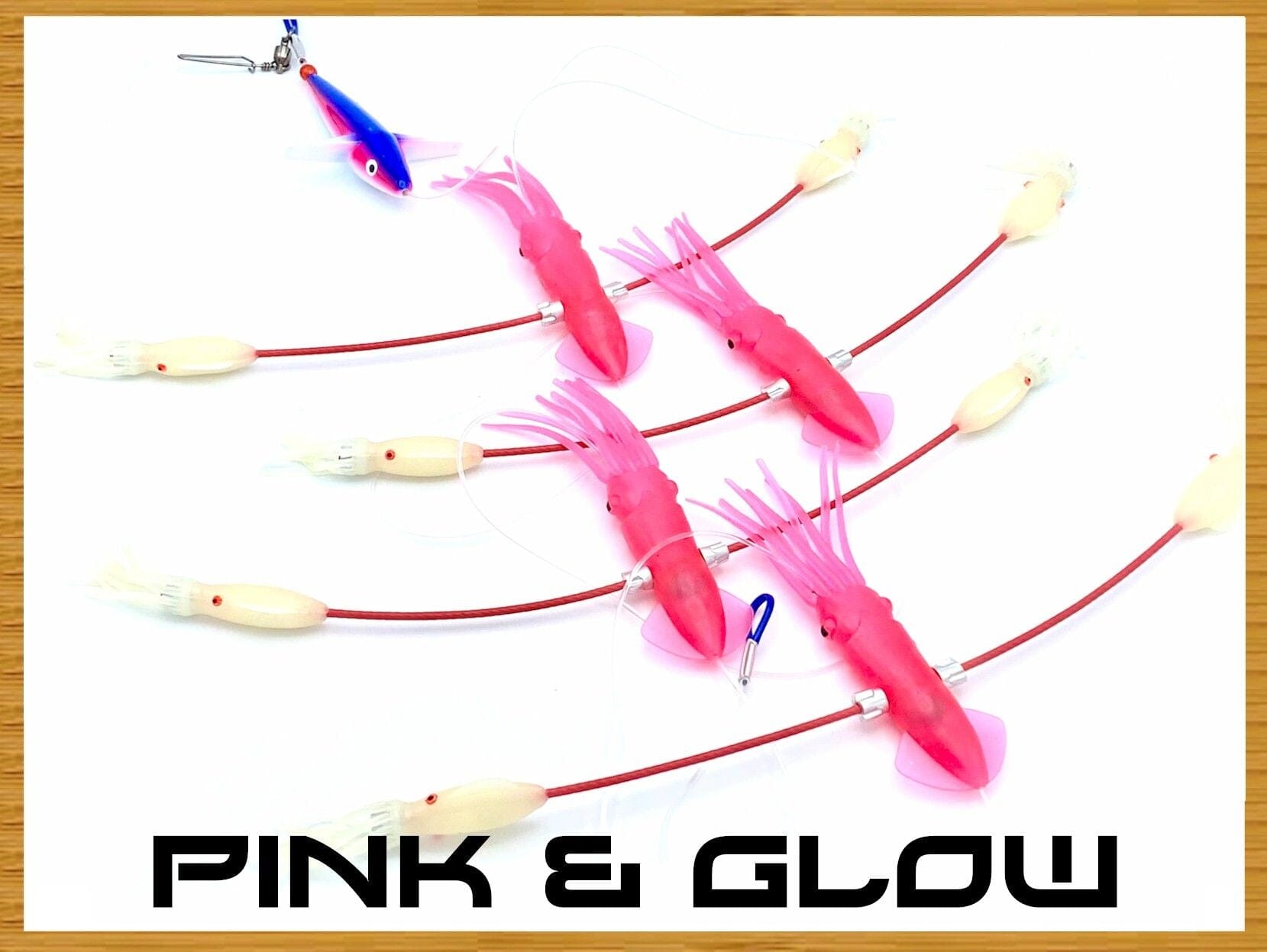 Slap Happy Daisy Chains & Multi Bait Rigs Tormenter Ocean Pink Glow 