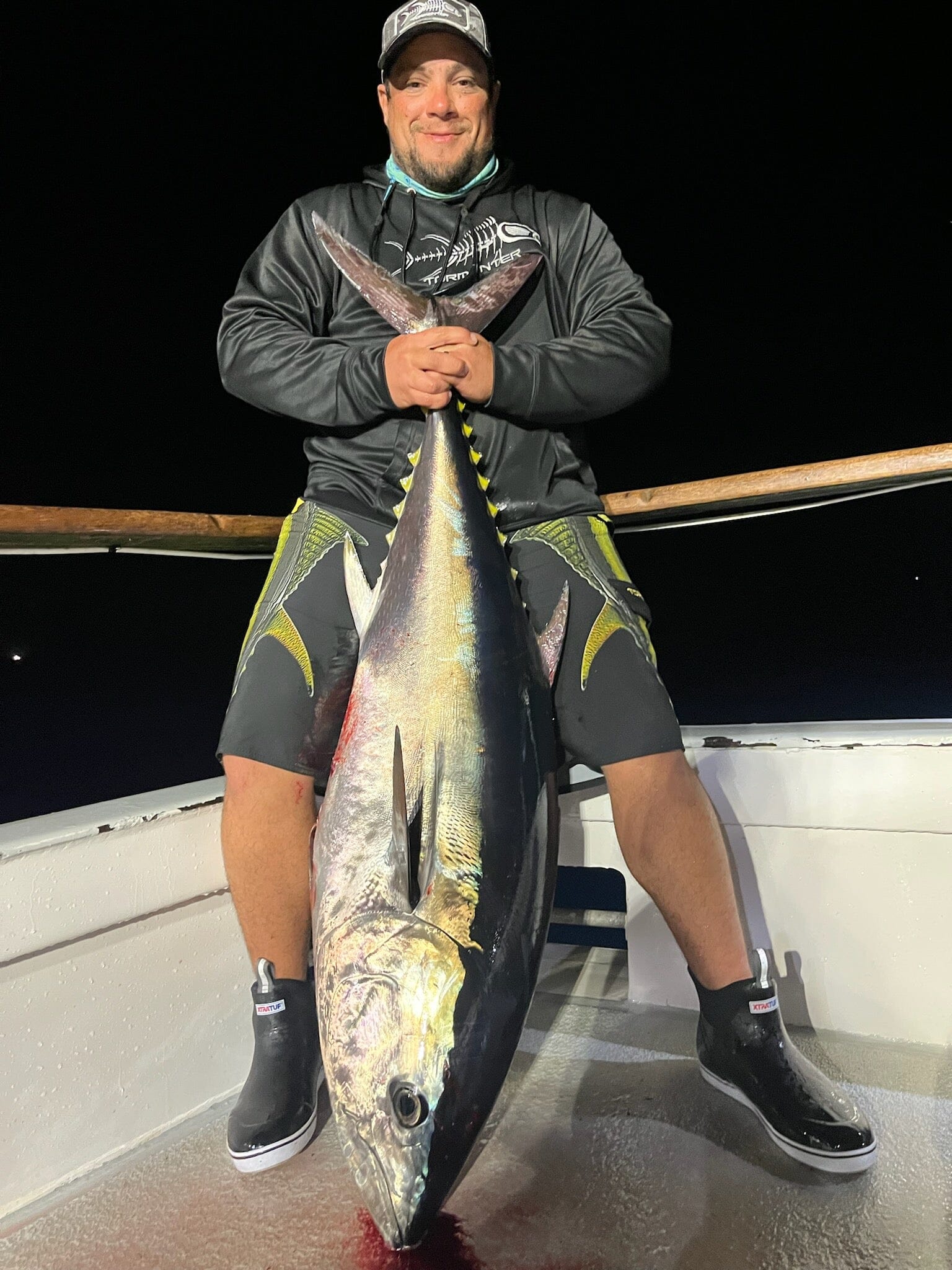 4x4 Board Shorts - "Side To" - Tuna Side To - Performance Fishing Board Shorts Tormentor Ocean