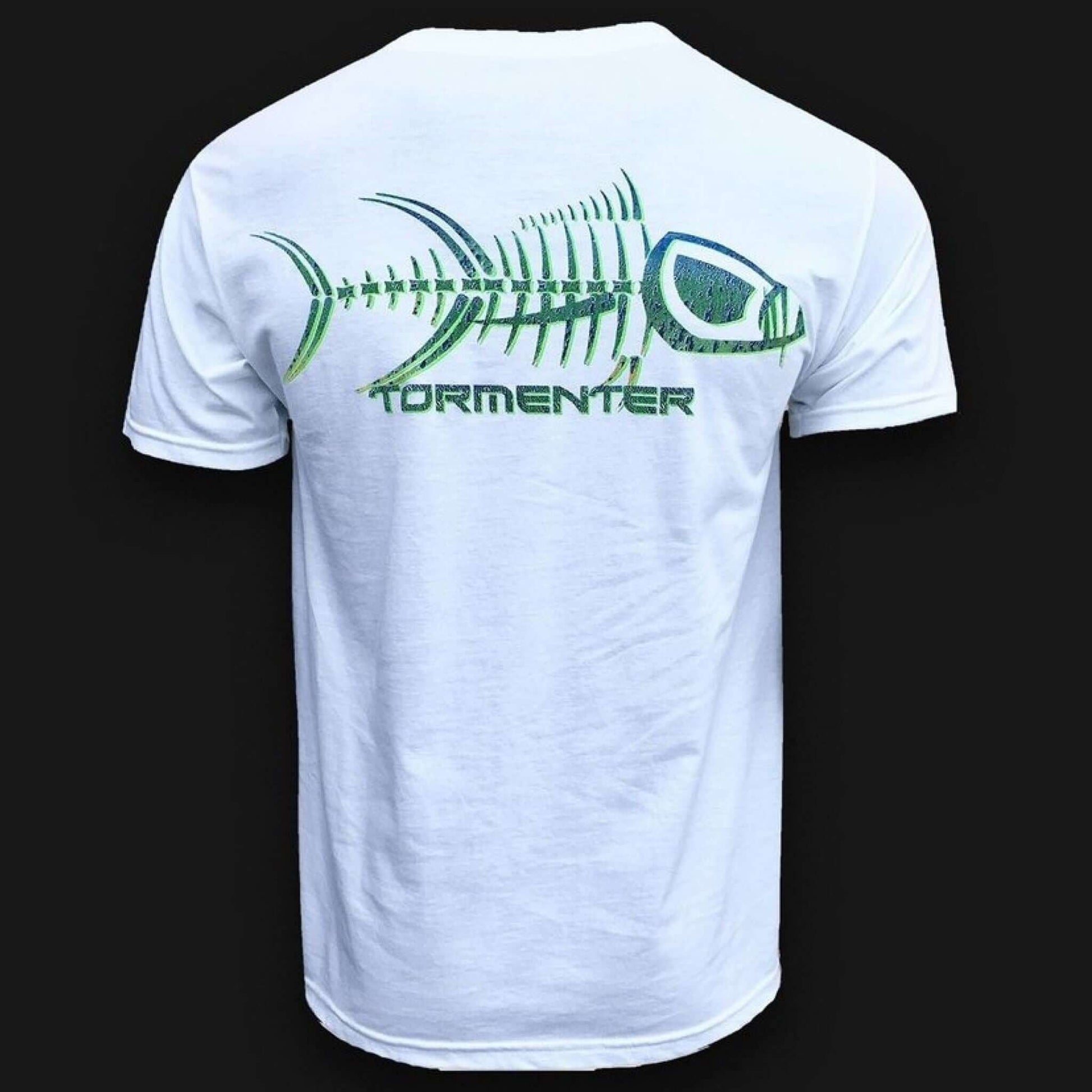 Mahi Skin White Men’s Fishing T-Shirt Fishing T-Shirts Tormenter Ocean S