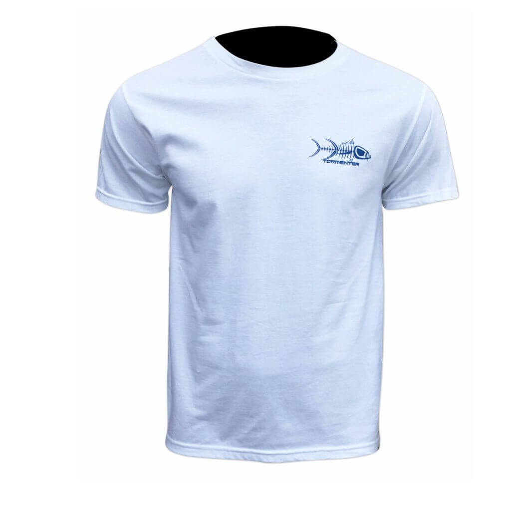 Mahi Skin White Men’s Fishing T-Shirt Fishing T-Shirts Tormenter Ocean