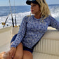 Women's Printed Performance Shirts - Scallop Shells Ladies Printed SPF Tops Tormenter Ocean 