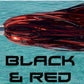 Steel Head Chromed & Aluminum Trolling Lures Tormenter Ocean Black/Red Unrigged 