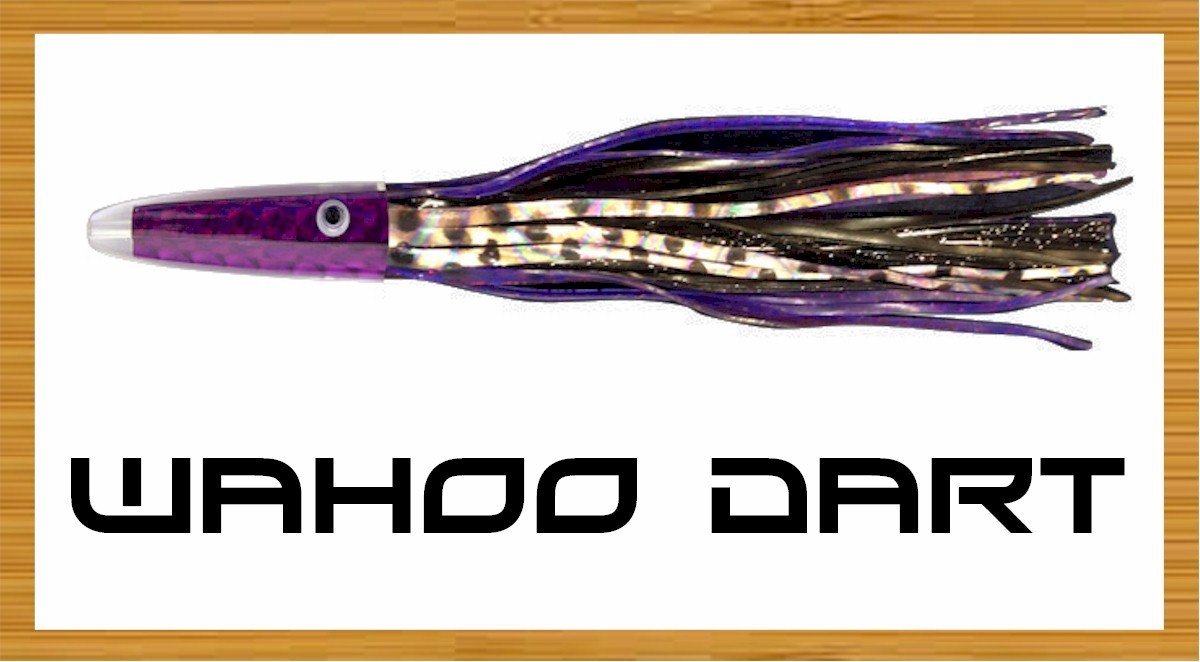 dart fishing lure Black & Orange Wahoo Dart Lure
