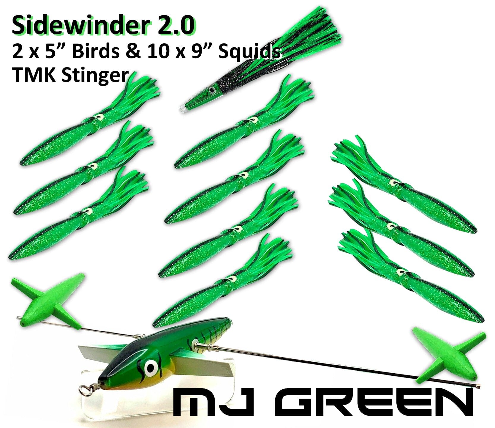 Sidewinder 2.0 Daisy Chains & Multi Bait Rigs Tormenter Ocean Mean Joe Green Port 