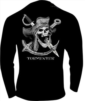 Men's Performance Shirt- Barnacle Bill Men's SPF Ocean Fishing Tops Tormenter Ocean Black S 
