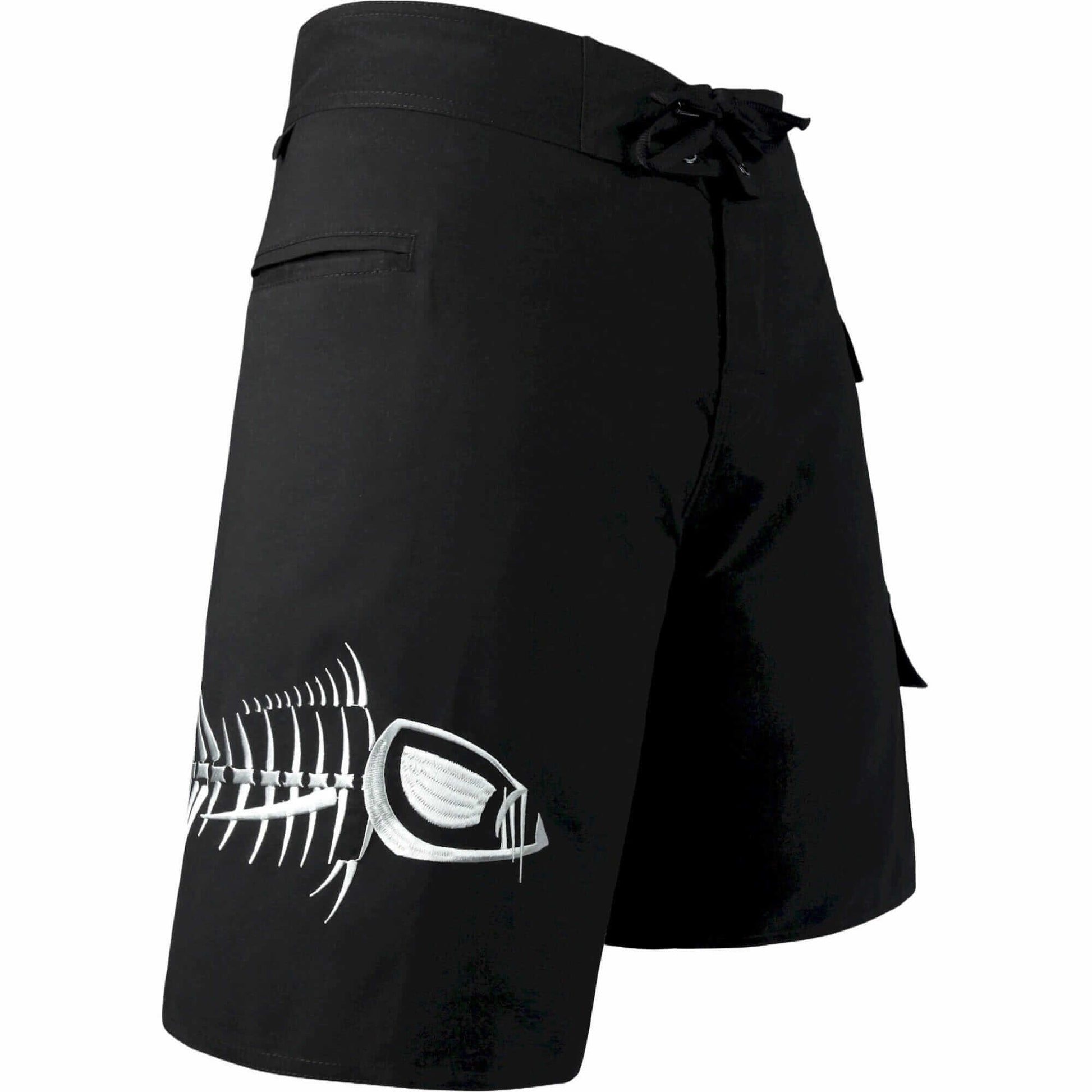 Black and White Waterman 5 Pocket Board Shorts Waterman 5 Pocket Performance Fishing Board Shorts Tormenter Ocean Black and White 28 