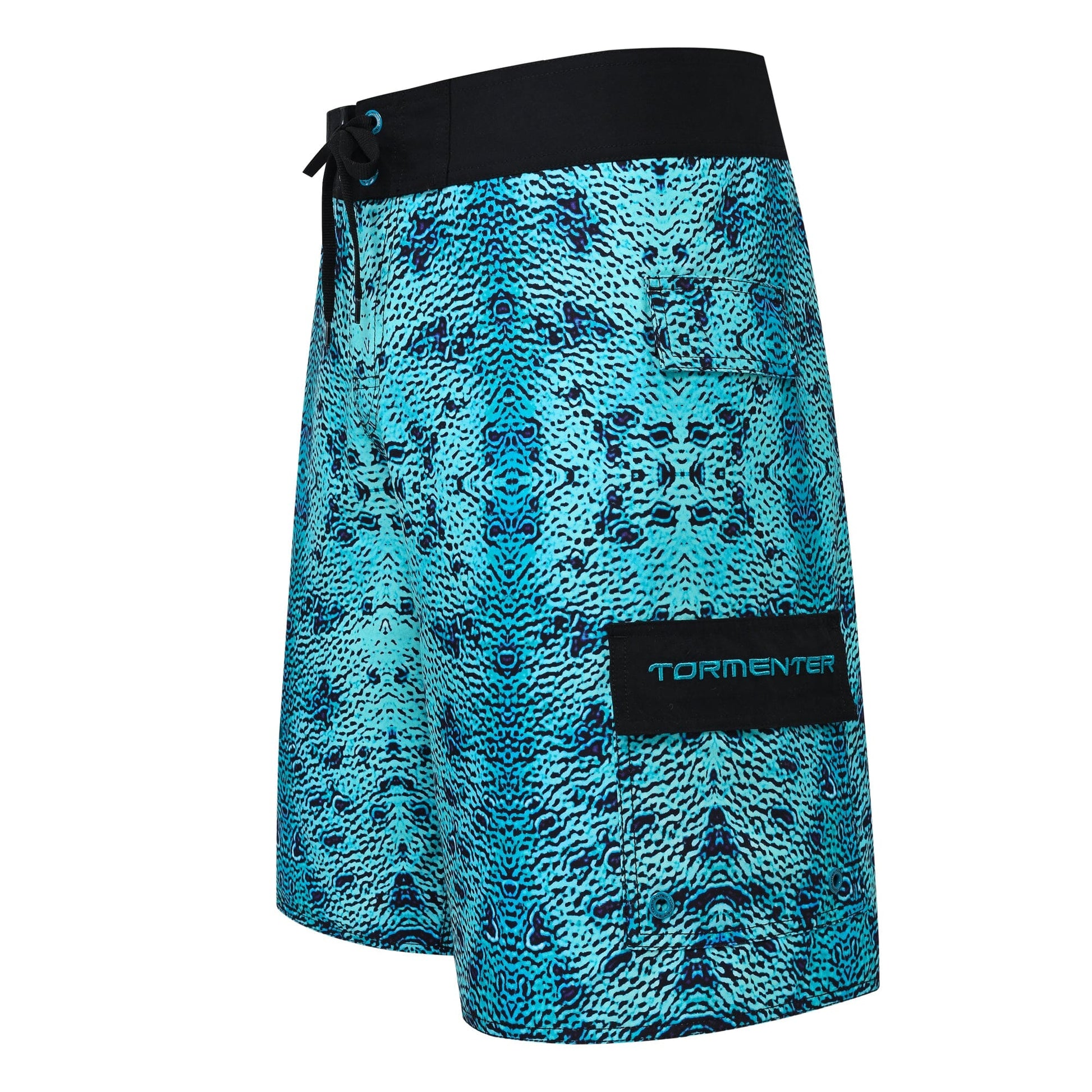 Mahi Skin Blue Waterman 5 Pocket Board Shorts - Printed Collection Waterman 5 Pocket Performance Fishing Board Shorts Tormenter Ocean 