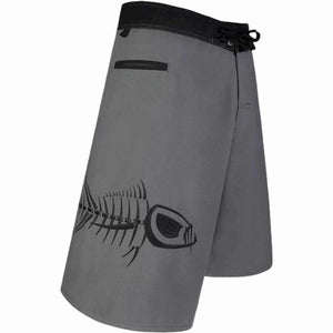 Gray and Black Waterman 5 Pocket Board Shorts Waterman 5 Pocket Performance Fishing Board Shorts Tormenter Ocean Gray and Black 28 