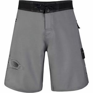 Gray on Gray Waterman 5 Pocket Board Shorts Waterman 5 Pocket Performance Fishing Board Shorts Tormenter Ocean