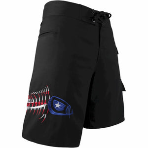 Patriot 5 Pocket Board Shorts Waterman 5 Pocket Performance Fishing Board Shorts Tormenter Ocean Patriot 28