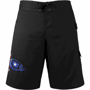Patriot 5 Pocket Board Shorts Waterman 5 Pocket Performance Fishing Board Shorts Tormenter Ocean