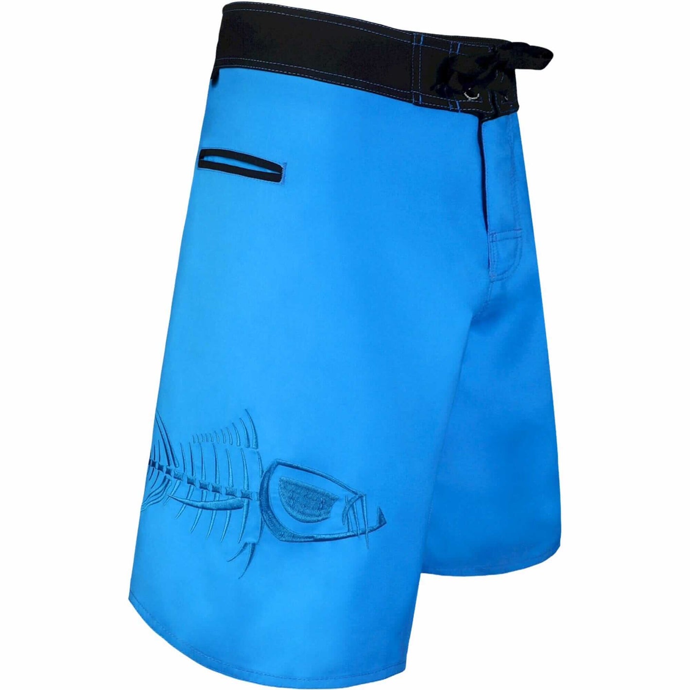 Blue on Blue Waterman 5 Pocket Board Shorts Waterman 5 Pocket Performance Fishing Board Shorts Tormenter Ocean Blue on Blue 28 