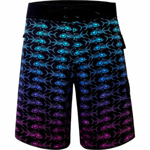 4x4 - 8 Way Stretch Board Shorts- Retro Grade 4X4 Performance Board Shorts Tormenter Ocean 