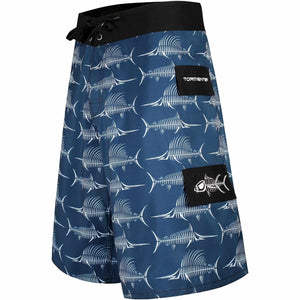 Billfish Bones Board Shorts - Navy Surf Boardshorts Tormenter Ocean 28 