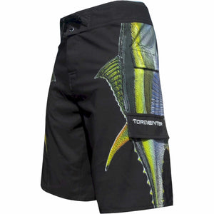 4x4 Board Shorts - "Side To" - Tuna Side To - Performance Fishing Board Shorts Tormentor Ocean 28 