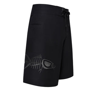 Black and Charcoal Waterman 5 Pocket Board Shorts Waterman 5 Pocket Performance Fishing Board Shorts Tormenter Ocean Black and Charcoal 30 