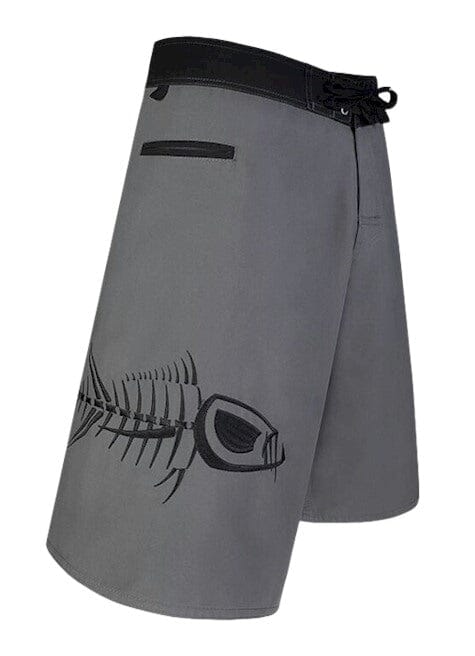 Gray and Black Waterman 5 Pocket Board Shorts Waterman 5 Pocket Performance Fishing Board Shorts Tormenter Ocean 
