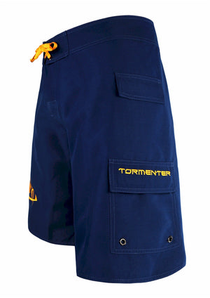 Navy Waterman 5 Pocket Board Shorts Waterman 5 Pocket Performance Fishing Board Shorts Tormenter Ocean 
