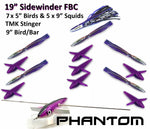 19" Sidewinder Directional Bar - Freaky Bird Bar Daisy Chains & Multi Bait Rigs Tormenter Ocean Phantom Port 