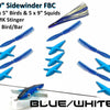 19" Sidewinder Directional Bar - Freaky Bird Bar - Blue/White