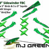 19" Sidewinder Directional Bar - Freaky Bird Bar - Mean Joe Green
