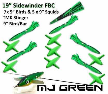 19" Sidewinder Directional Bar - Freaky Bird Bar Daisy Chains & Multi Bait Rigs Tormenter Ocean Mean Joe Green Port 