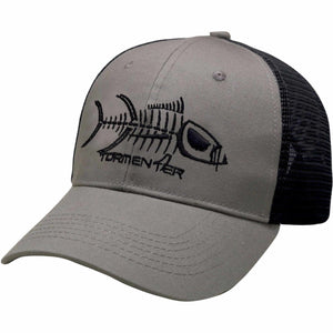 HAT - Gray/Black Mesh Head Gear Tormentor Ocean 