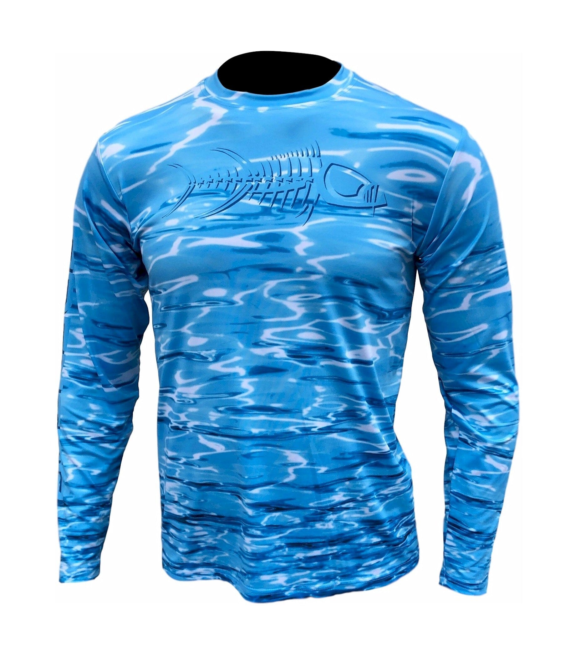 Men's Performance Shirt - Hydraflek Blue Men's SPF Ocean Fishing Tops Tormenter Ocean 