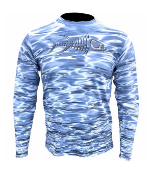 Men's Performance Shirt - Hydraflek Gray Men's SPF Ocean Fishing Tops Tormenter Ocean